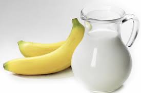 banana and milk