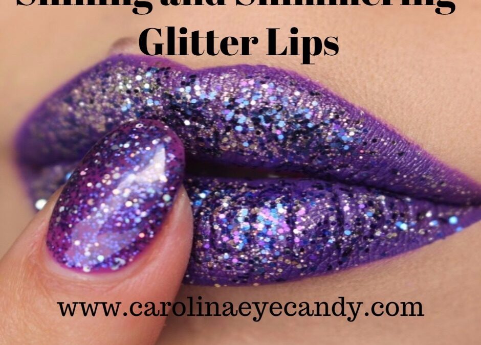 Shining and Shimmering Glitter Lips